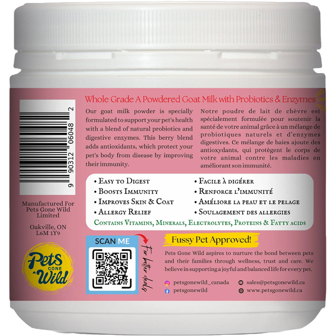 Goat Milk with Cranberry Vitality Blend