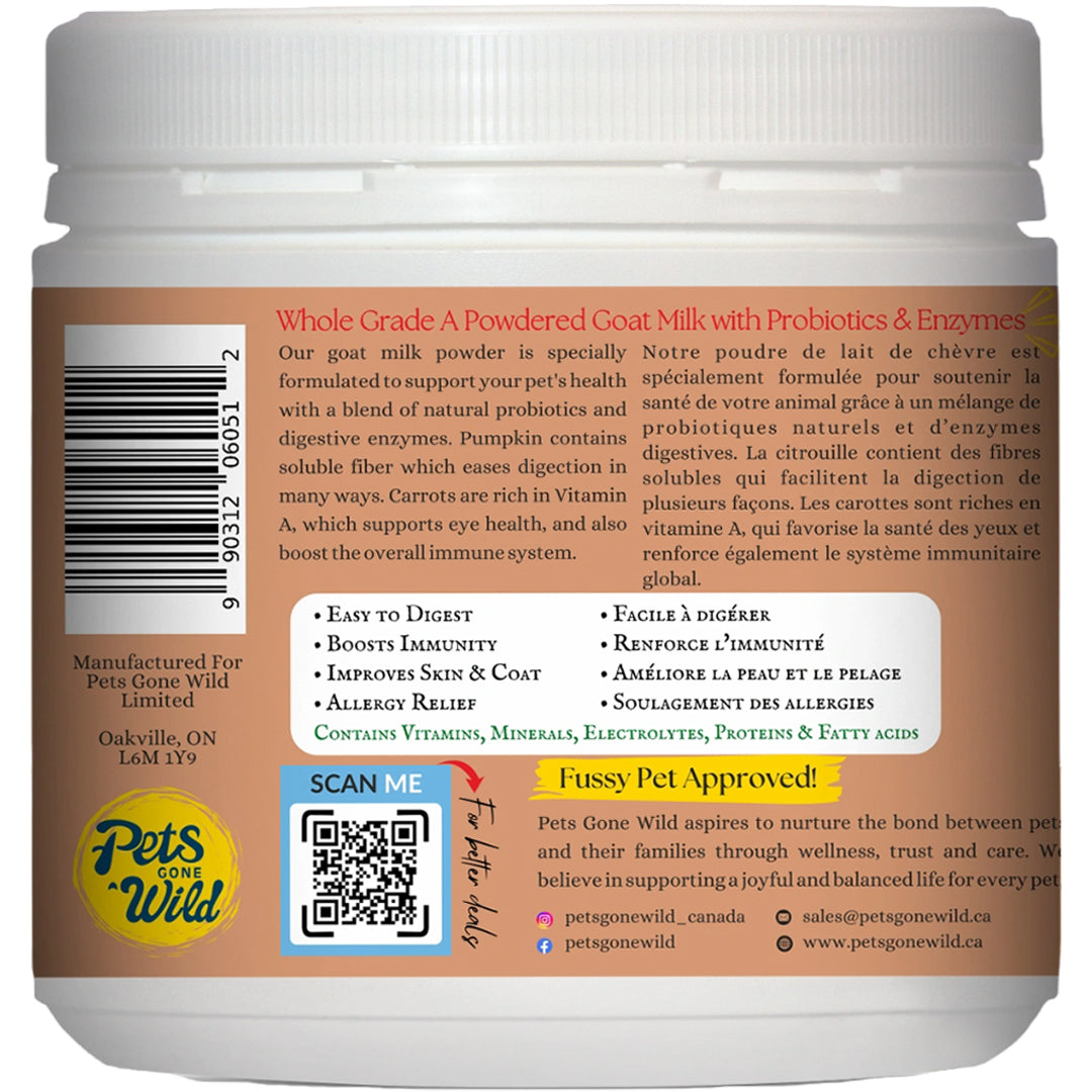 Goat Milk with Pumpkin Wellness Mix